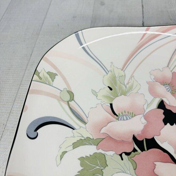 Sango Quadrille ANASTASIA  Andre Richard Floral Oriental Dinner Plates Set of 4 - Picture 13 of 16